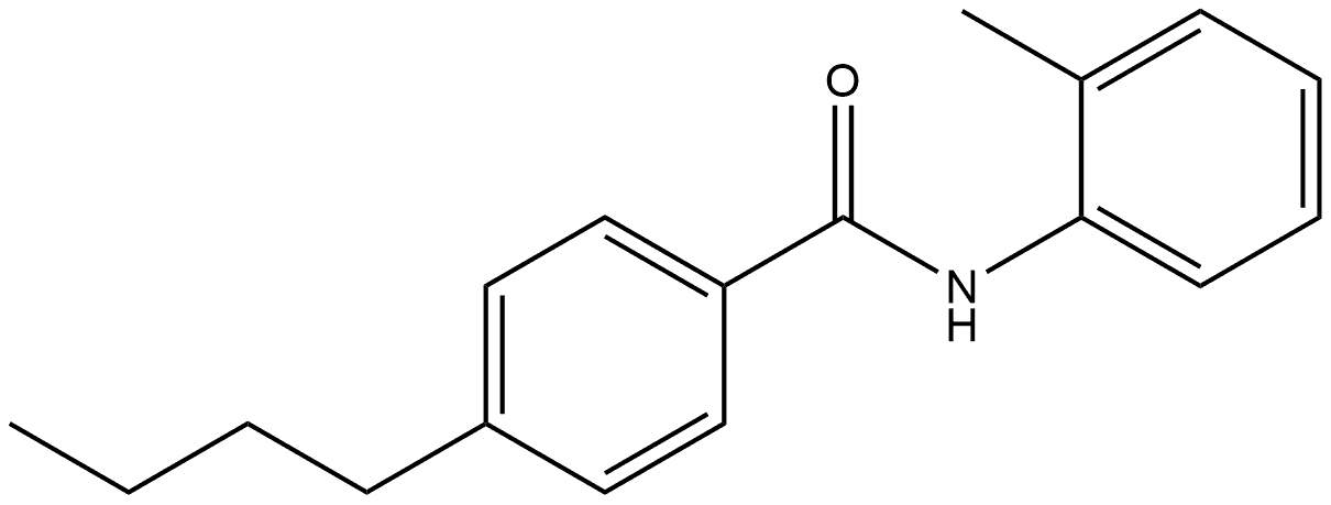 4-Butyl-N-(2-methylphenyl)benzamide Structure