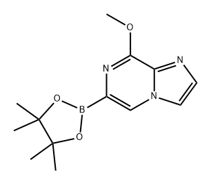 Imidazo[1,2-a]pyrazine, 8-methoxy-6-(4,4,5,5-tetramethyl-1,3,2-dioxaborolan-2-yl)- Structure