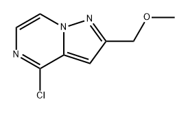 Pyrazolo[1,5-a]pyrazine, 4-chloro-2-(methoxymethyl)- 구조식 이미지