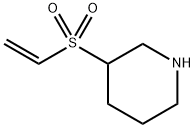 Piperidine, 3-(ethenylsulfonyl)- Structure
