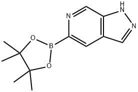 1H-Pyrazolo[3,4-c]pyridine, 5-(4,4,5,5-tetramethyl-1,3,2-dioxaborolan-2-yl)- Structure