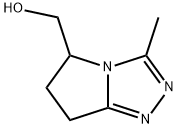 6,7-Dihydro-3-methyl-5H-pyrrolo[2,1-c]-1,2,4-triazole-5-methanol Structure