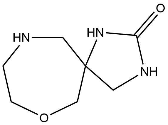 7-Oxa-1,3,10-triazaspiro[4.6]undecan-2-one 구조식 이미지