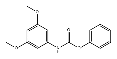 Carbamic acid, N-(3,5-dimethoxyphenyl)-, phenyl ester Structure