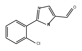 1H-Imidazole-5-carboxaldehyde, 2-(2-chlorophenyl)- Structure