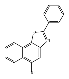 Naphth[2,1-d]oxazole, 5-bromo-2-phenyl- Structure