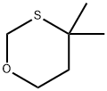 1,3-Oxathiane, 4,4-dimethyl- Structure