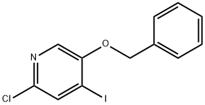 5-(benzyloxy)-2-chloro-4-iodopyridine 구조식 이미지