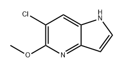 1H-Pyrrolo[3,2-b]pyridine, 6-chloro-5-methoxy- Structure