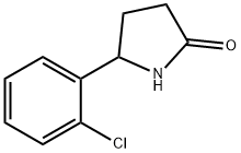 2-Pyrrolidinone, 5-(2-chlorophenyl)- Structure