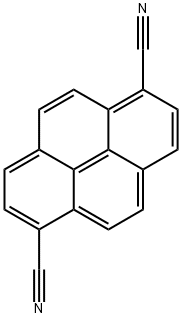 pyrene-1,6-dicarbonitrile Structure