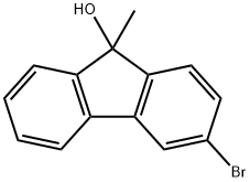 9H-Fluoren-9-ol, 3-bromo-9-methyl- 구조식 이미지