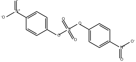 Sulfuric acid, bis(4-nitrophenyl) ester Structure