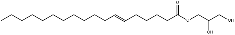 6-Octadecenoic acid, 2,3-dihydroxypropyl ester, (6E)- Structure