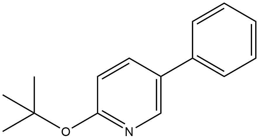 2-(1,1-Dimethylethoxy)-5-phenylpyridine Structure