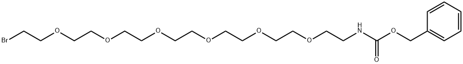 5,8,11,14,17,20-Hexaoxa-2-azadocosanoic acid, 22-bromo-, phenylmethyl ester Structure