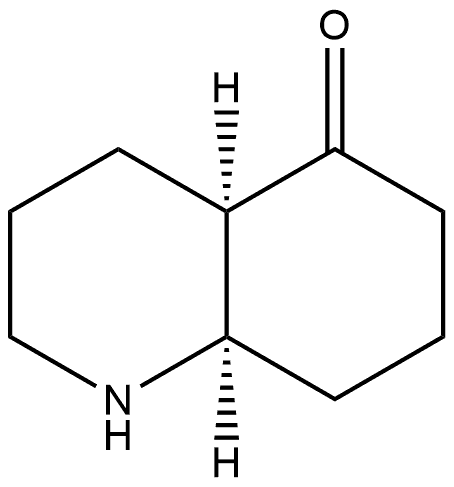 rel-(4aR,8aR)-Octahydro-5(1H)-quinolinone 구조식 이미지