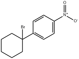 Benzene, 1-(1-bromocyclohexyl)-4-nitro- Structure