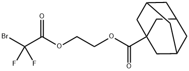 2-[(2-Bromo-2,2-difluoroacetyl)oxy]ethyl tricyclo[3.3.1.13,7]decane-1-carboxylate Structure