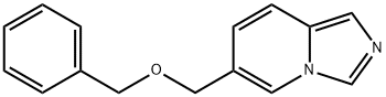 Imidazo[1,5-a]pyridine, 6-[(phenylmethoxy)methyl]- Structure