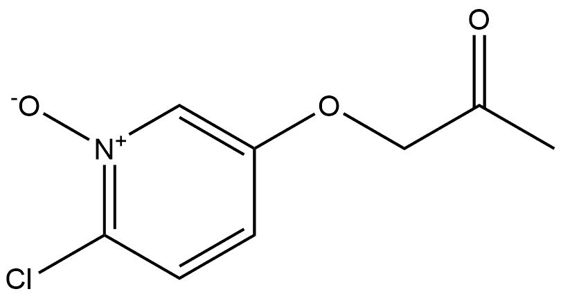 1-(6-Chloro-1-oxy-pyridin-3-yloxy)-propan-2-one Structure