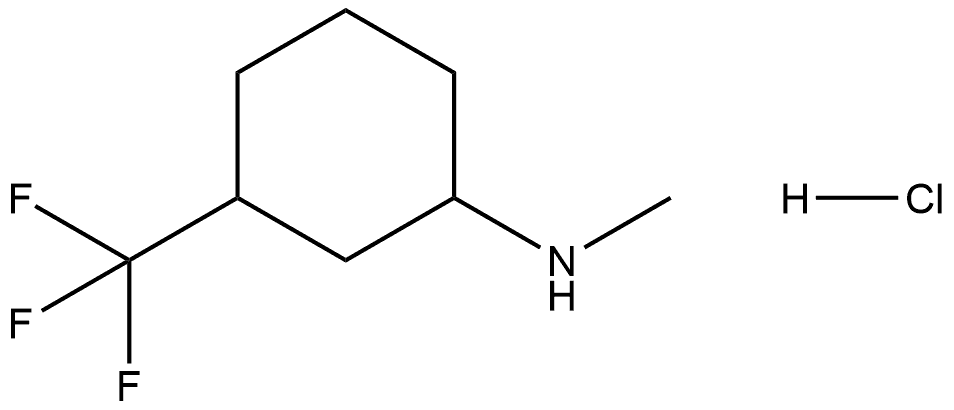 Methyl-(3-trifluoromethyl-cyclohexyl)-amine hydrochloride Structure