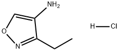 3-Ethylisoxazol-4-amine(hydrochloride)(1:1) 구조식 이미지