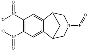 1,5-Methano-1H-3-benzazepine, 2,3,4,5-tetrahydro-7,8-dinitro-3-nitroso- Structure