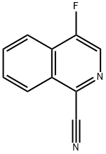 1-Isoquinolinecarbonitrile, 4-fluoro- Structure