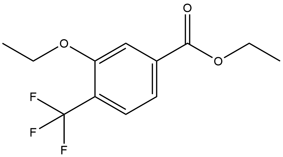 Ethyl 3-ethoxy-4-(trifluoromethyl)benzoate Structure