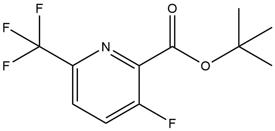 1,1-Dimethylethyl 3-fluoro-6-(trifluoromethyl)-2-pyridinecarboxylate Structure