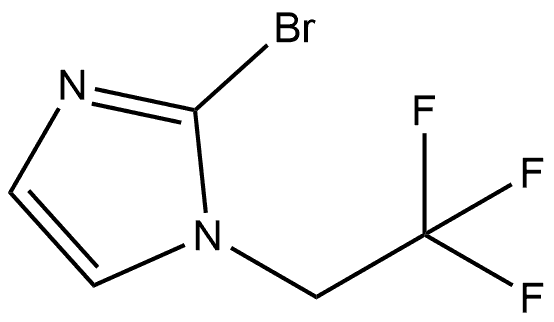 2-Bromo-1-(2,2,2-trifluoroethyl)-1H-imidazole Structure