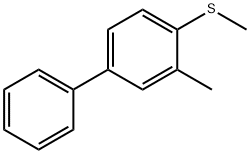 1,1'-Biphenyl, 3-methyl-4-(methylthio)- 구조식 이미지