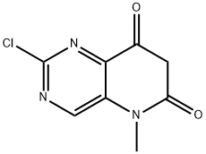 Pyrido[3,2-d]pyrimidine-6,8(5H,7H)-dione, 2-chloro-5-methyl- Structure