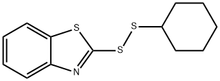 Benzothiazole, 2-(cyclohexyldithio)- Structure