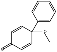 2,5-Cyclohexadien-1-one, 4-methoxy-4-phenyl- Structure