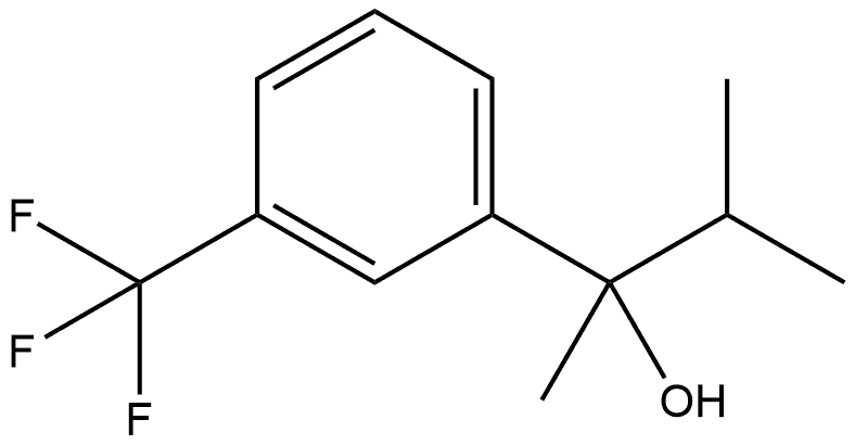 α-Methyl-α-(1-methylethyl)-3-(trifluoromethyl)benzenemethanol Structure