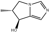 (6R,7S)-6,7-Dihydro-6-methyl-5H-pyrrolo[1,2-c]imidazol-7-ol 구조식 이미지