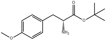 D-Tyrosine, O-methyl-, 1,1-dimethylethyl ester 구조식 이미지