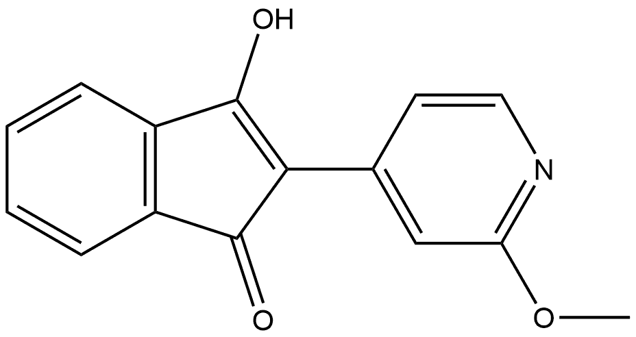 2-(2-Methoxypyridin-4-yl)-1H-indene-1,3(2H)-dione Structure