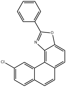 Phenanthro[4,3-d]oxazole, 10-chloro-2-phenyl- Structure