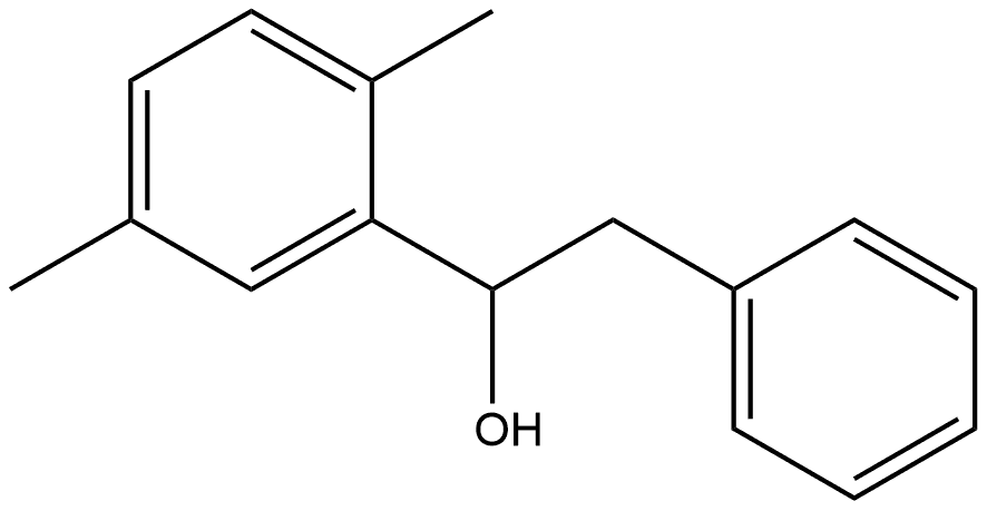 α-(2,5-Dimethylphenyl)benzeneethanol Structure