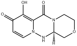 1H-[1,4]Oxazino[3,4-c]pyrido[2,1-f][1,2,4]triazine-6,8-dione, 3,4,12,12a-tetrahydro-7-hydroxy-, (12aR)- 구조식 이미지