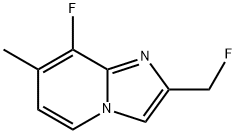 8-fluoro-2-(fluoromethyl)-7-methylimidazo[1,2-a]pyridine Structure