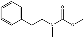 Carbamic acid, N-methyl-N-(2-phenylethyl)-, methyl ester 구조식 이미지