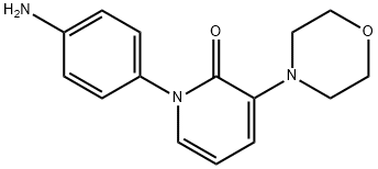 2(1H)-Pyridinone, 1-(4-aminophenyl)-3-(4-morpholinyl)- Structure