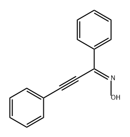 2-Propyn-1-one, 1,3-diphenyl-, oxime, (1Z)- Structure