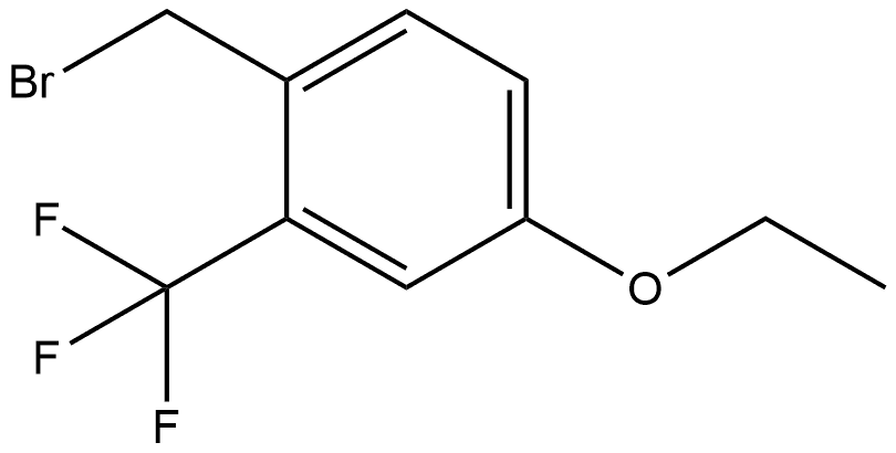 1-(Bromomethyl)-4-ethoxy-2-(trifluoromethyl)benzene Structure