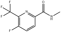 5-Fluoro-N-methyl-6-(trifluoromethyl)picolinamide Structure