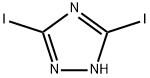 1H-1,2,4-Triazole, 3,5-diiodo- Structure